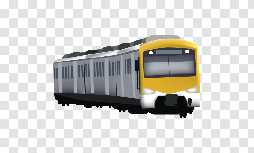 Passenger Car Train Bus Railroad Locomotive - Kereta Transparent PNG