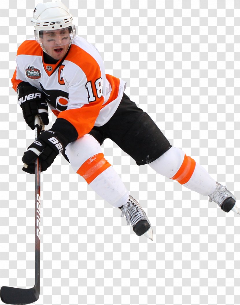 Ice Hockey Philadelphia Flyers Sport Roller In-line - Defenseman Transparent PNG