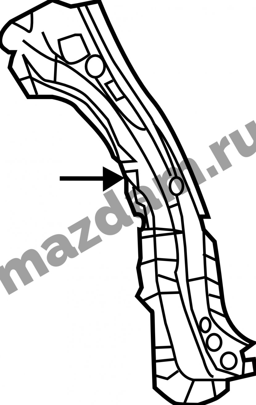 Shoe Clip Art Angle Animal Pattern - Hm - 2005 Mazda Cx Transparent PNG
