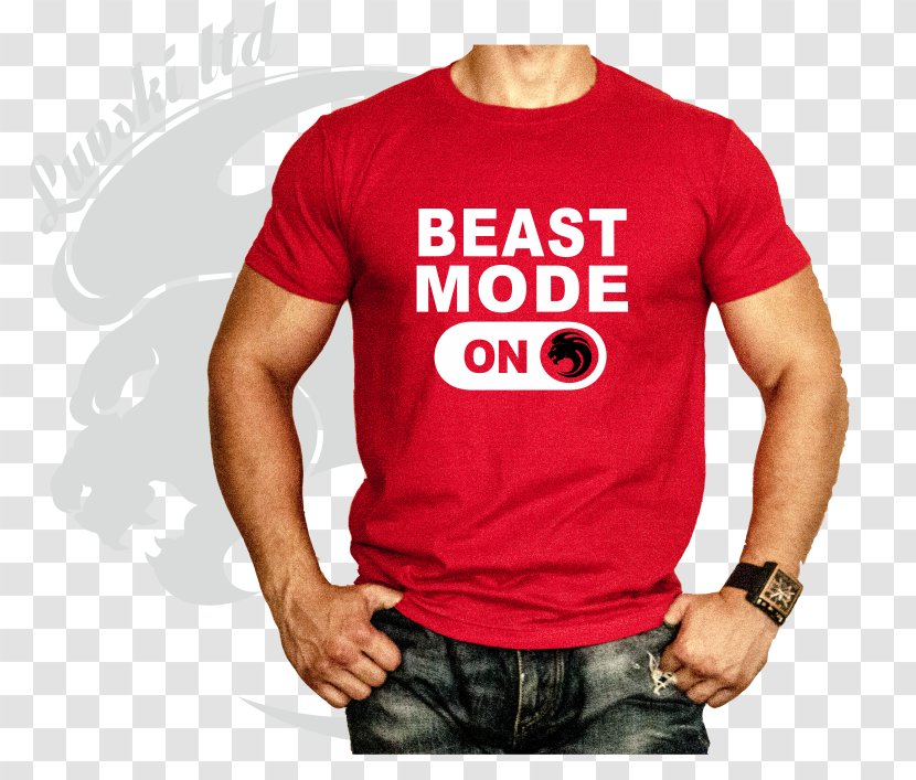 T-shirt Clothing Sleeve Cowboy Boot - Frame - Beast Mode Transparent PNG