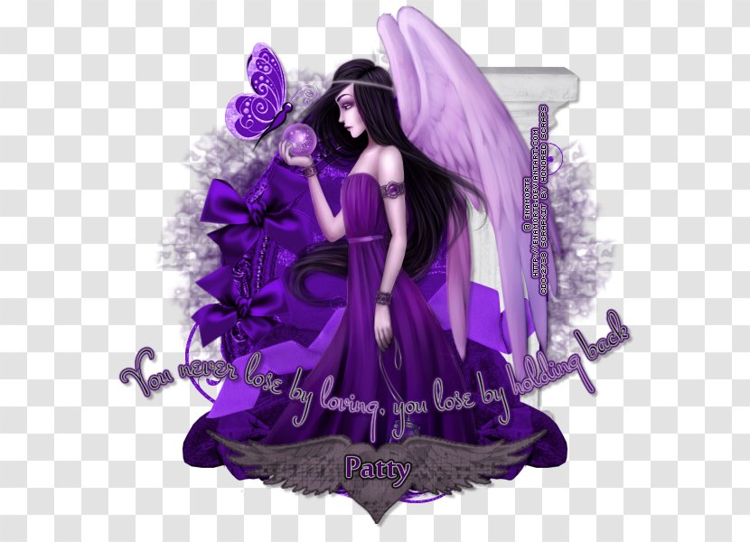 Fairy Figurine - Lilac Transparent PNG