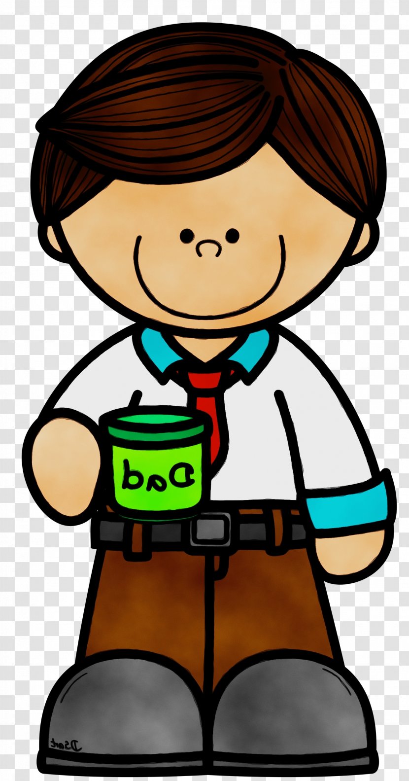 School Drawing - Father - Smile Cartoon Transparent PNG