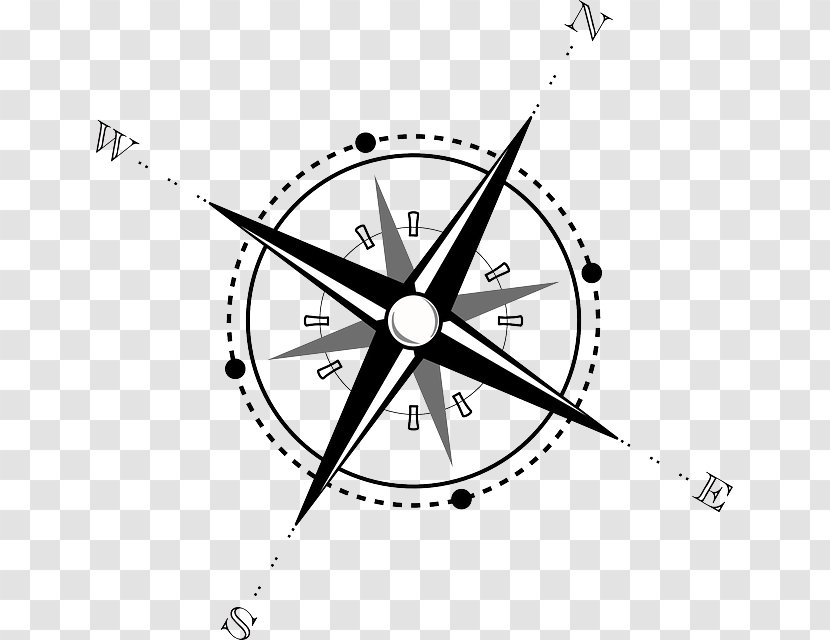 Windows Metafile Compass Rose Clip Art - Wheel Transparent PNG