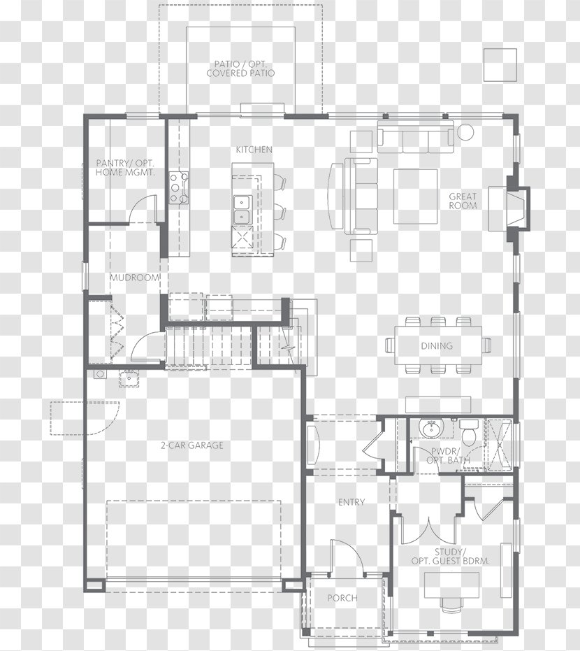 Suquamish Floor Plan Poulsbo House Bremerton - Text - Elegant Open Living Room Design Ideas Transparent PNG