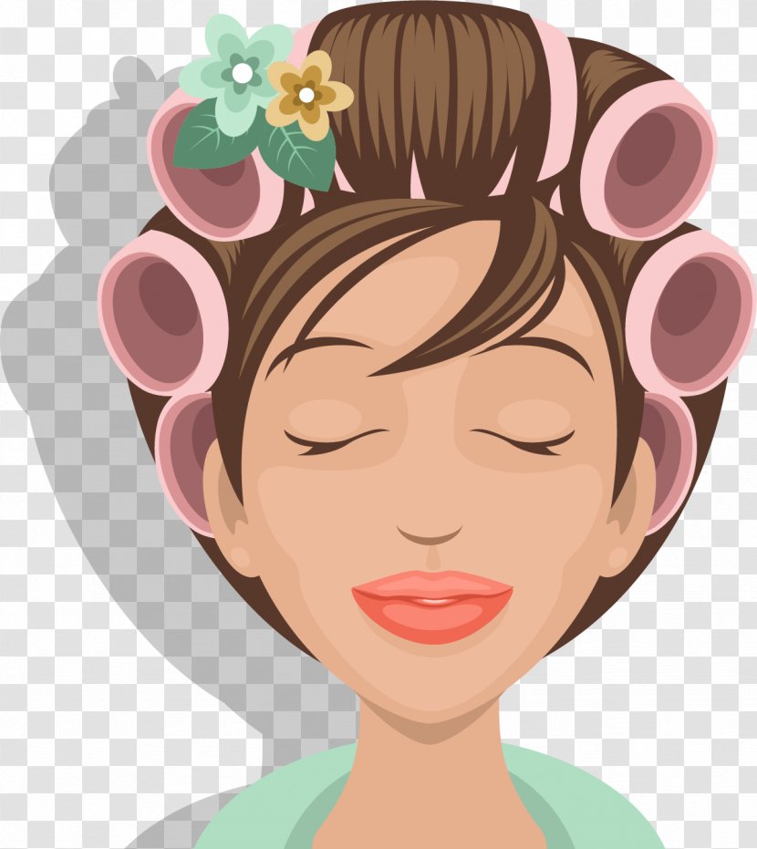 Stardoll Game Dress-up Facial Cosmetics - Flower - Vector Hand-painted Hair Transparent PNG