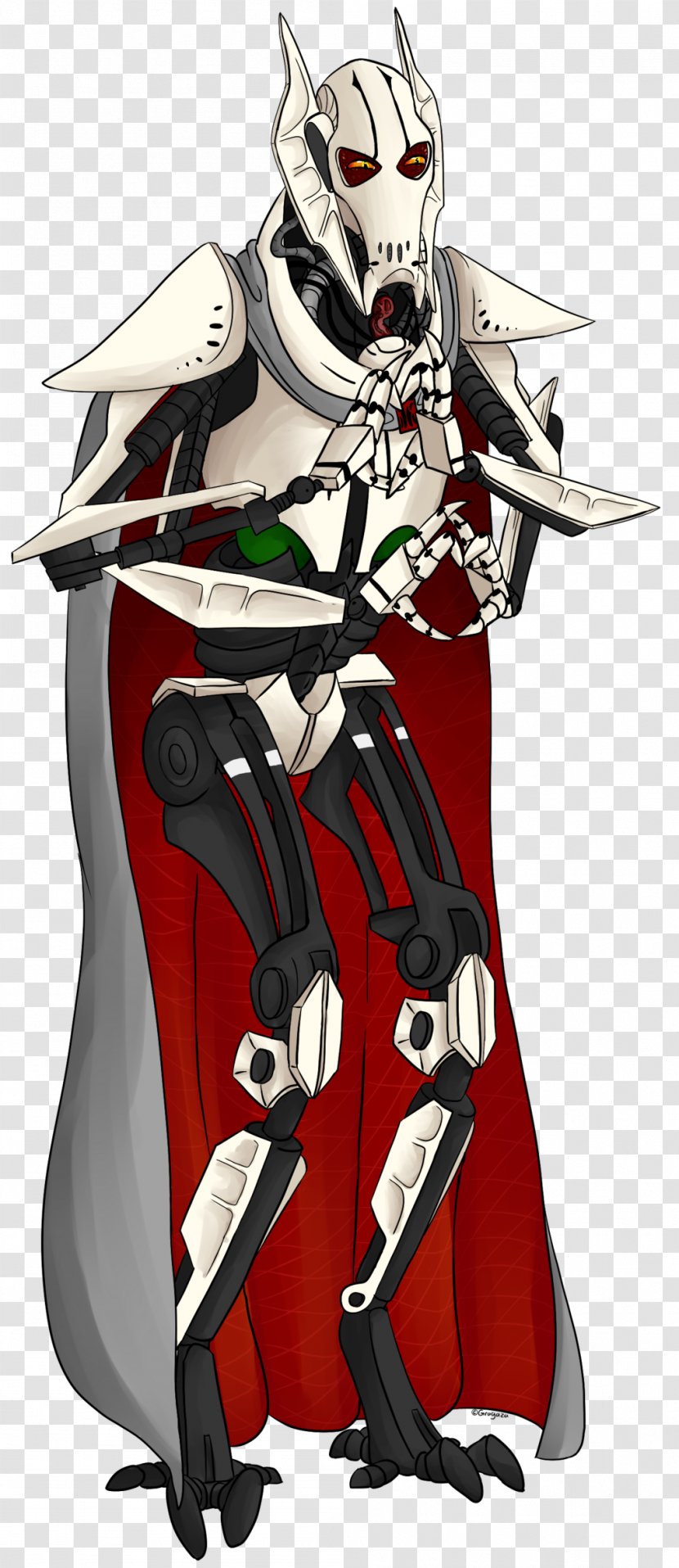 General Grievous T-shirt Supervillain Costume Design Transparent PNG