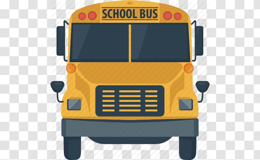 School Bus Public Transport Icon - Compact Car Transparent PNG
