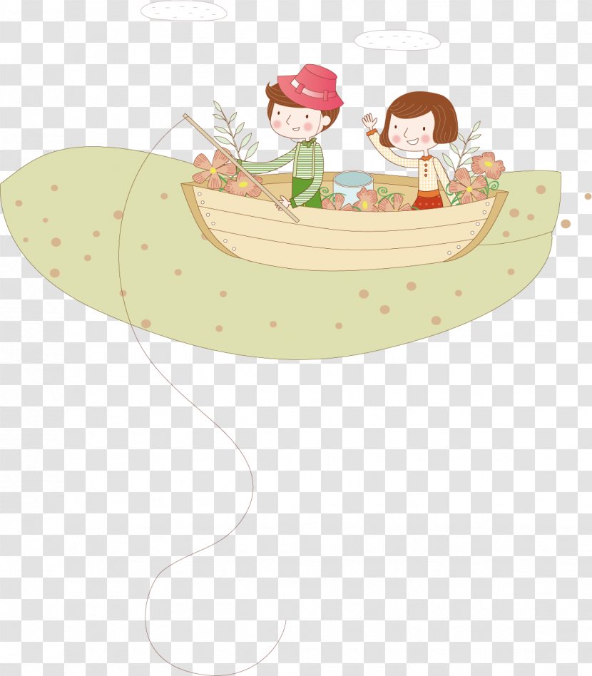 Fishing Illustration - Child - Boat Poster Creatives Transparent PNG