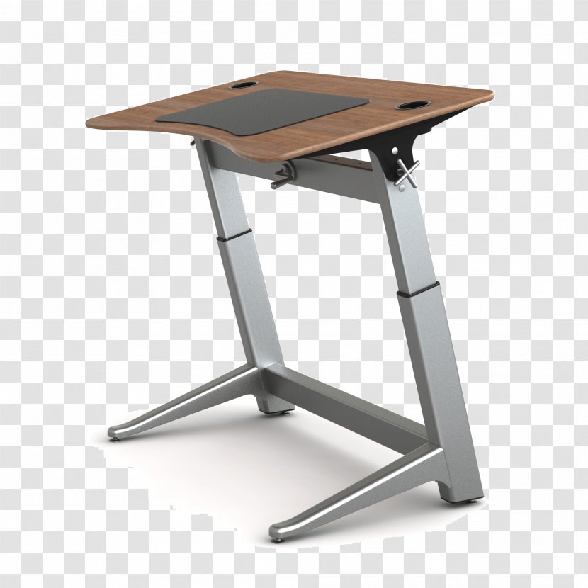 Standing Desk Table Office & Chairs - End Transparent PNG