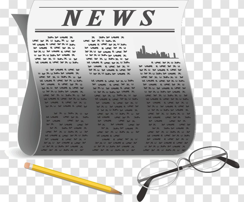 Newspaper Pencil Drawing - Weekly Transparent PNG