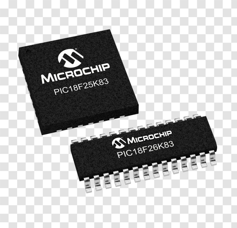 Microchip Technology Microcontroller 8-bit Flash Memory - Pic - Integrated Circuits Chips Transparent PNG