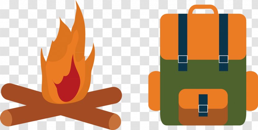 Firewood Flame - Bonfire - And Backpack Material Transparent PNG
