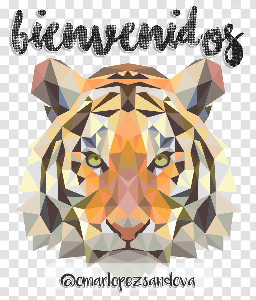 Tiger Geometry Triangle Geometric Shape Transparent PNG