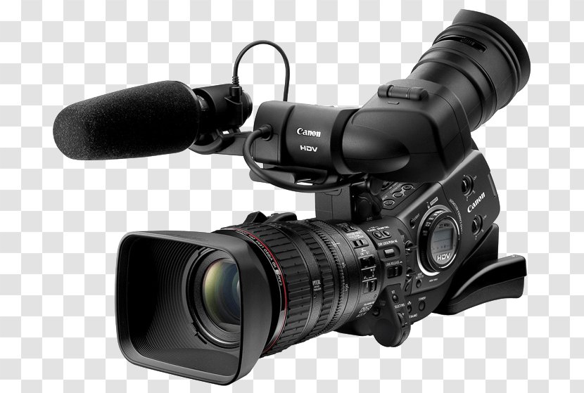 Professional Video Camera High-definition Camcorder - Canon - Image Transparent PNG