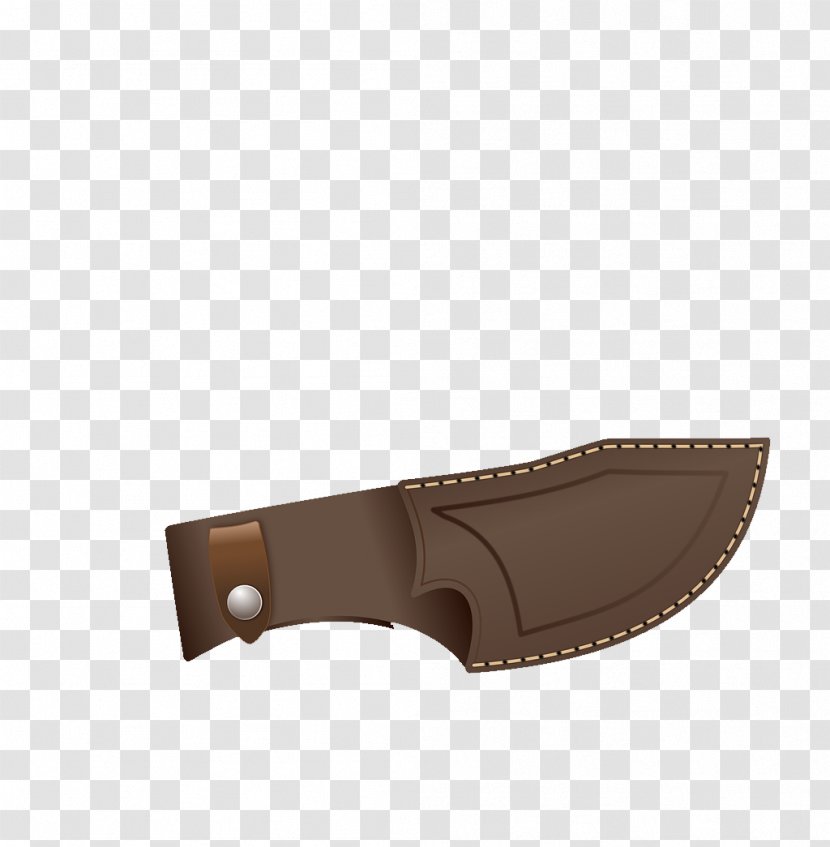 Knife Cartoon - Brown - Sets Transparent PNG