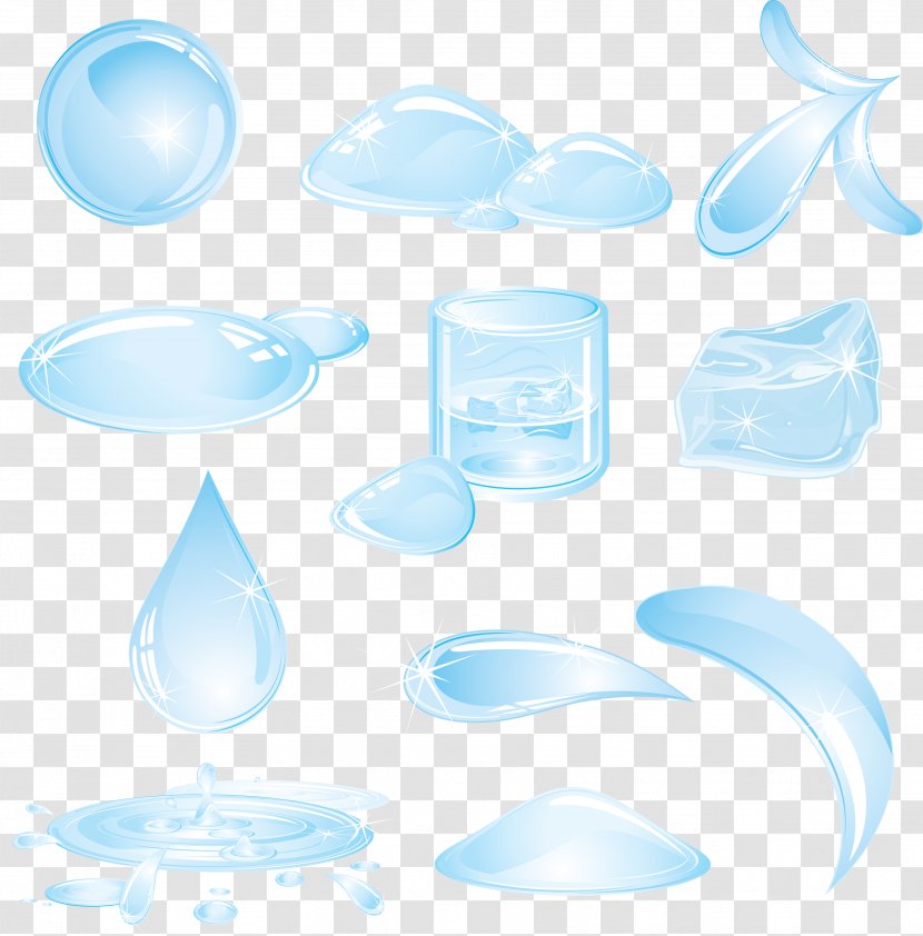 Water Light - Drawing - Drops Image Transparent PNG