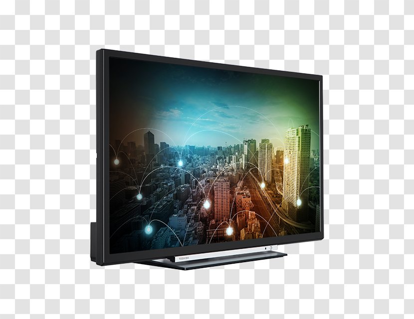 High-definition Television Toshiba TV LED-backlit LCD 24D3763DA 61cm 24