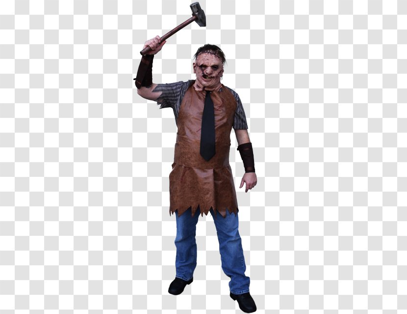 Texas Chainsaw Massacre Leatherface Costume The Mask - Halloween Fashion Model Transparent PNG