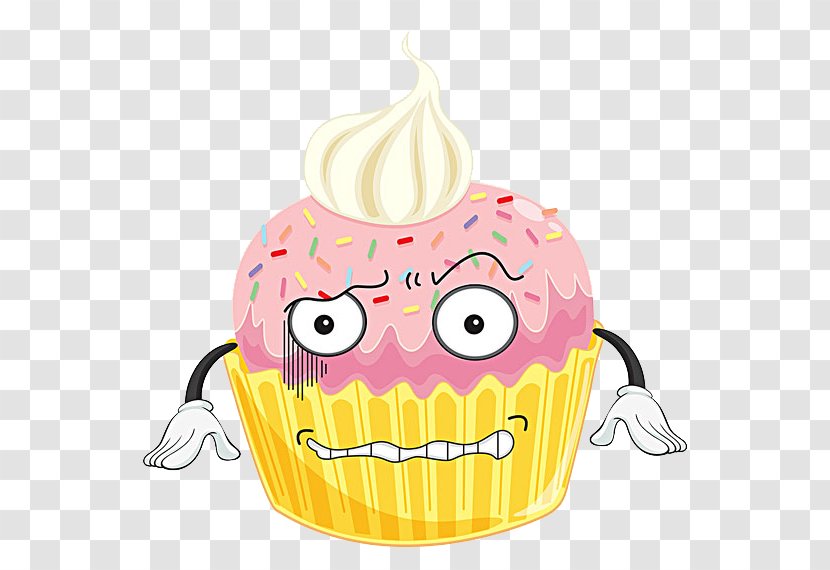 Cupcake Torta Birthday Cake Illustration - Free To Pull The Transparent PNG