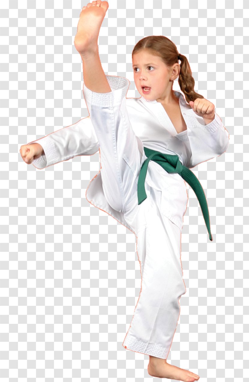 Karate Kick Martial Arts Dobok Jujutsu - Watercolor Transparent PNG