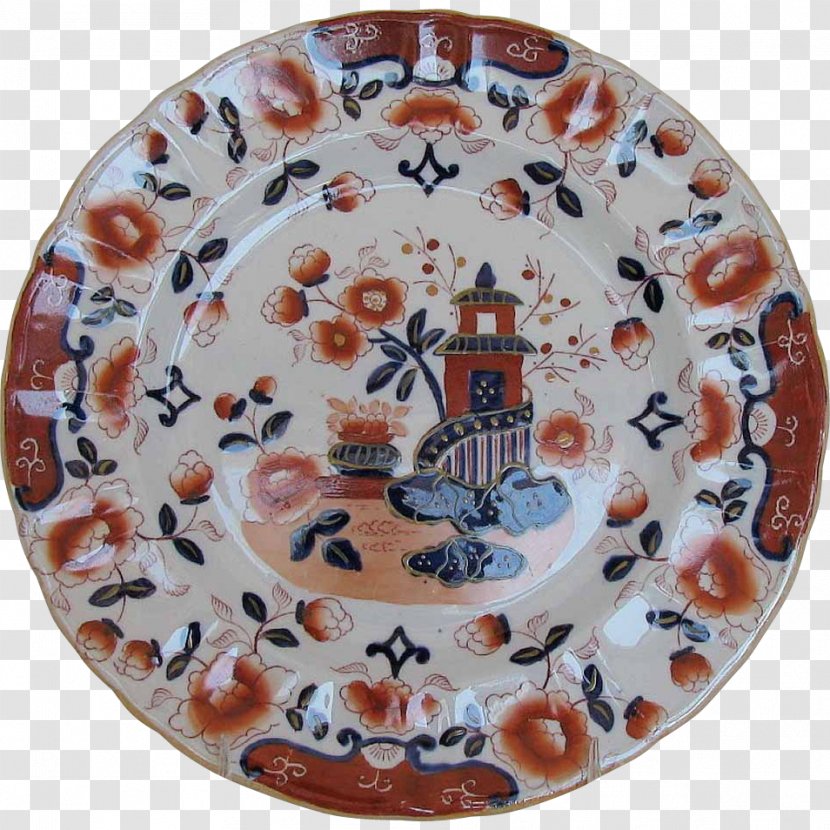 Plate Ceramic Porcelain Imari Ware Blue And White Pottery Transparent PNG