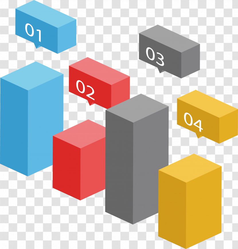 Cube Graphic Design - Digital Data - Sequence Transparent PNG