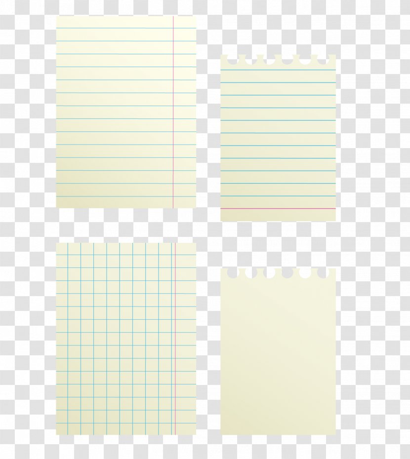 Paper Yellow Textile Angle Font - 4 Notebook Transparent PNG