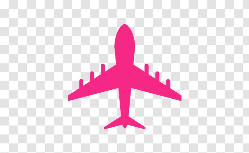 Airplane Aircraft Airbus A380 Royalty-free - Purple Transparent PNG
