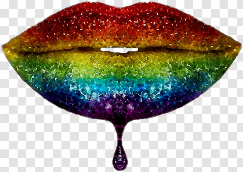 Clip Art Cosmetics Lips Glitter Rainbow Dash - Lipstick Transparent PNG
