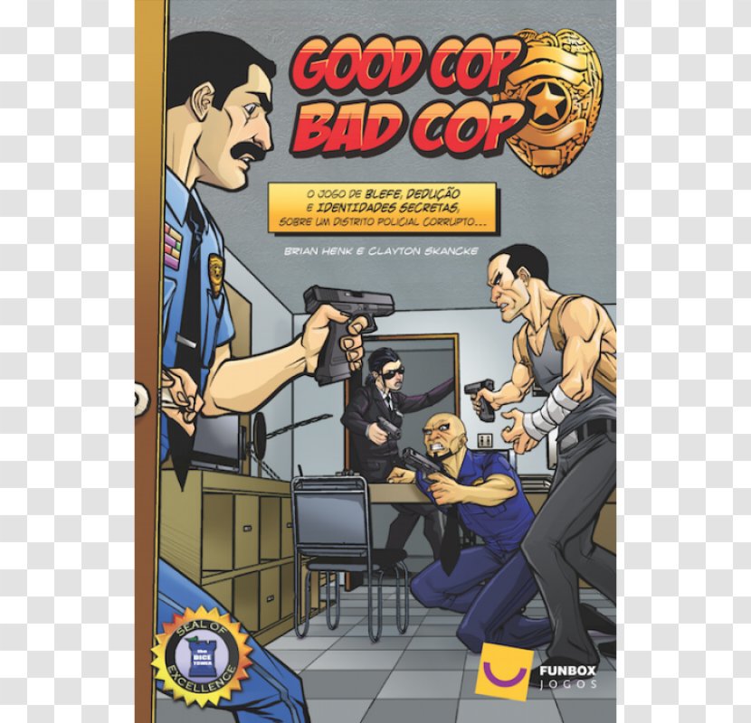 Card Game Board Playing Police Officer - Good Bad Transparent PNG