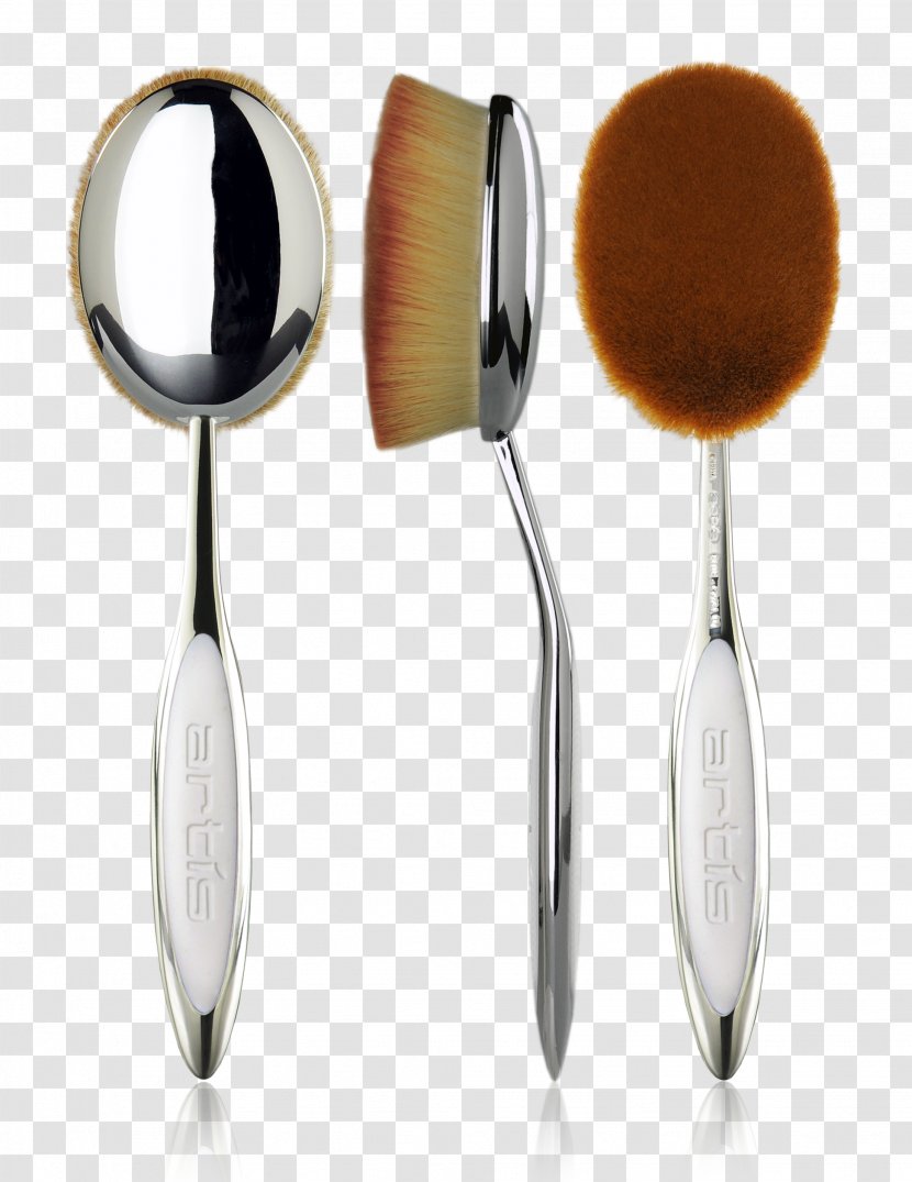Makeup Brush Artis Elite Mirror Oval 7 10 8 - Palette - Sand Bride Transparent PNG