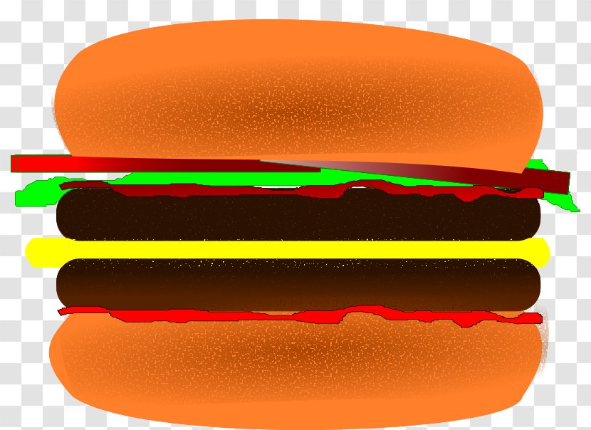 Hamburger Fast Food Cheeseburger French Fries Hot Dog - Orange - HAMBURGUER Transparent PNG