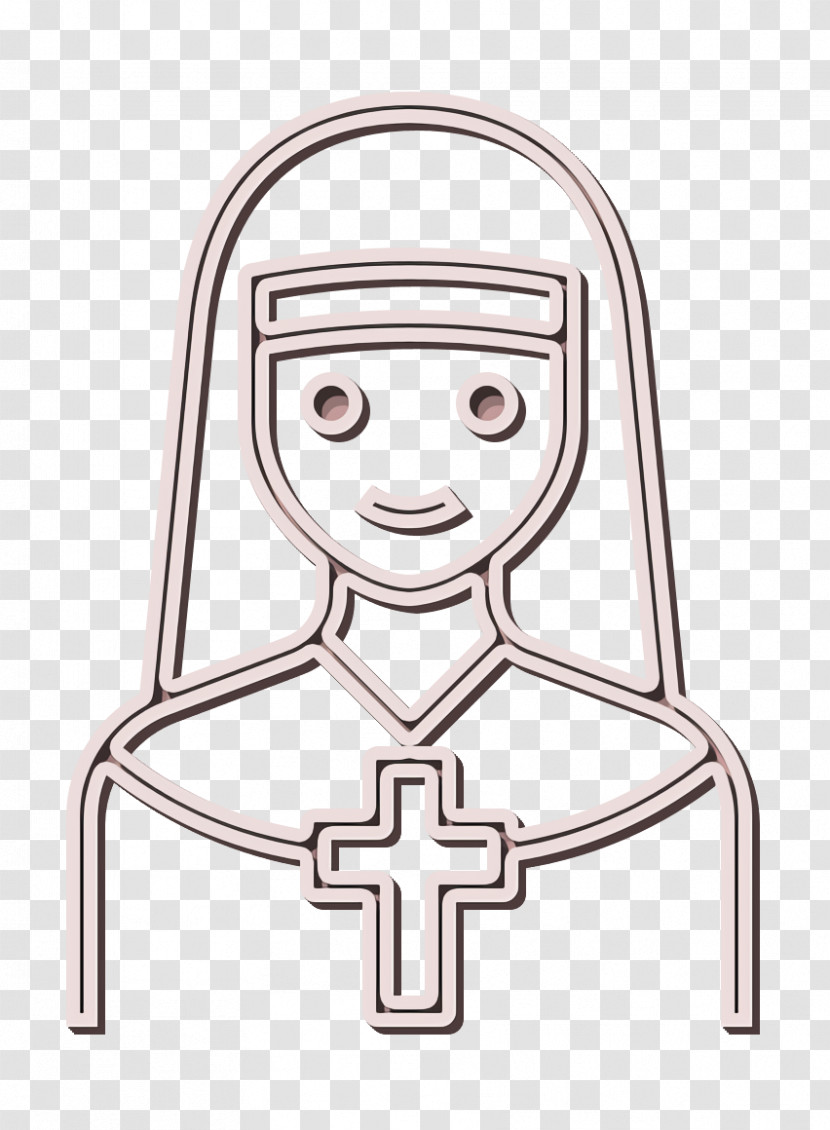 Occupation Woman Icon Nun Icon Transparent PNG