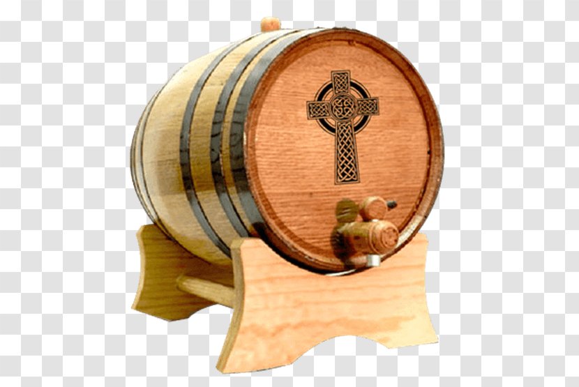 Bourbon Whiskey Distilled Beverage Rum Wine Rye - Wooden Barrel Transparent PNG