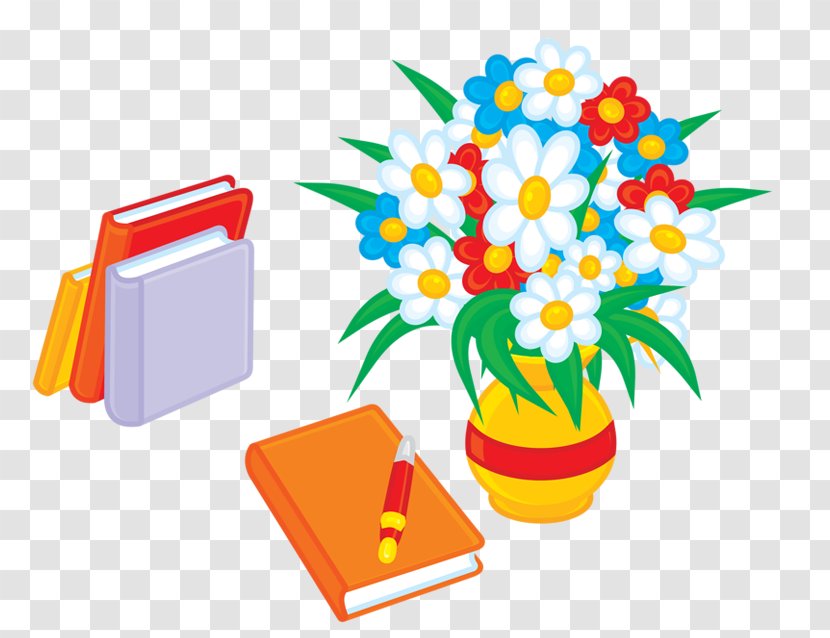 Albom Floral Design Clip Art - Floristry - Books And Flowers Transparent PNG