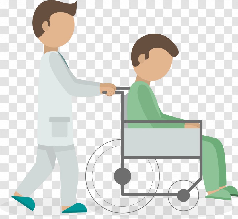 Doctor–patient Relationship Health Care Emergency Department Hospital - Physician - A Wheelchair Patient Transparent PNG