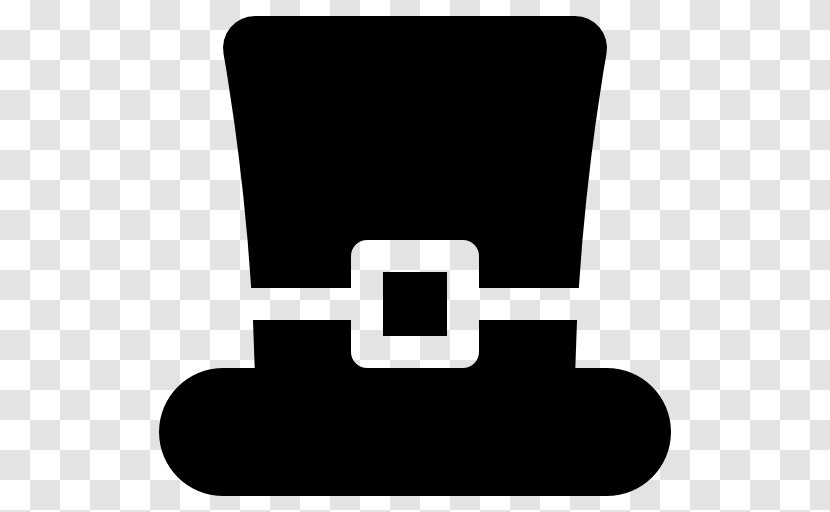 Black White - Leprechaun Hat Transparent PNG