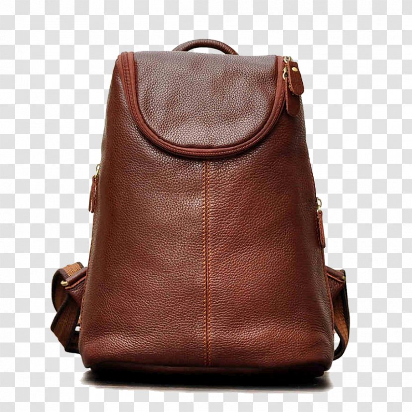 Handbag Messenger Bags Leather Brown - Bag Transparent PNG