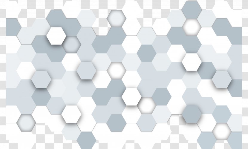 Honeycomb Hexagon Euclidean Vector - Silver Technology Cellular Background Transparent PNG