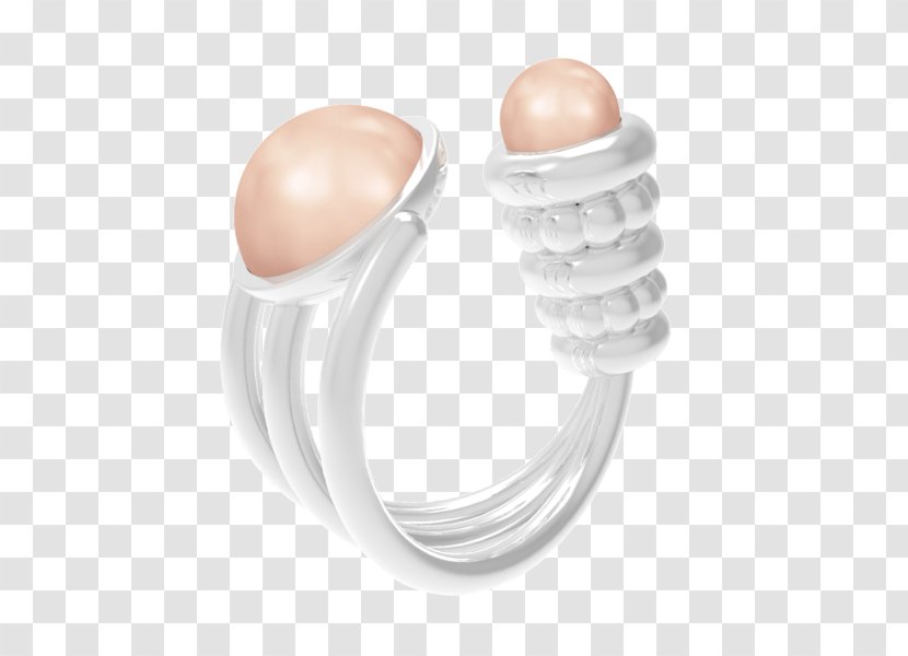 Pearl Earring Jewellery Swarovski AG - Pigeon Dangling Ring Transparent PNG