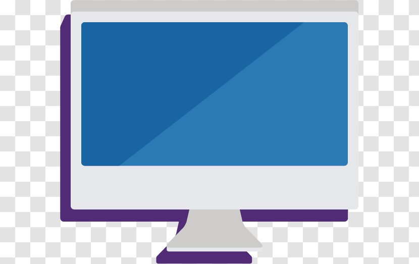 Computer Monitor Apple Download Icon - Purple - Loss Transparent PNG