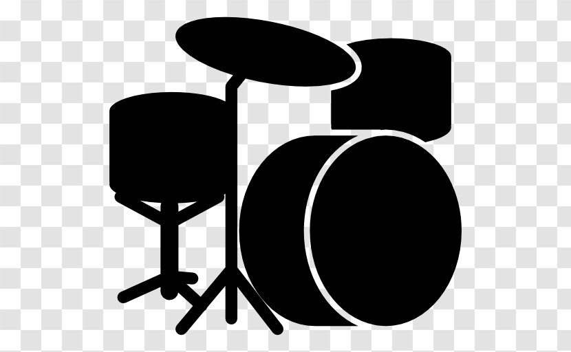 Drums Percussion - Silhouette - Instruments Vector Transparent PNG