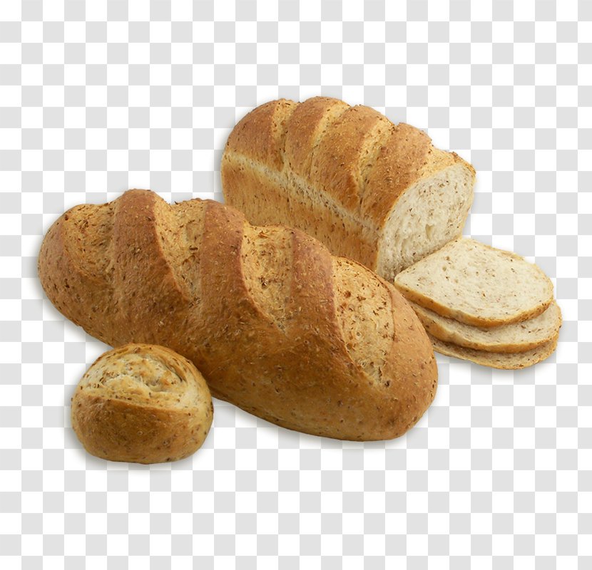 Rye Bread Baguette Graham Pandesal Bakery - Brown Transparent PNG