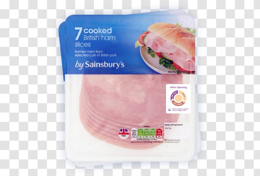 Turkey Ham Prosciutto Sainsbury's Smart Label - Recipe Transparent PNG