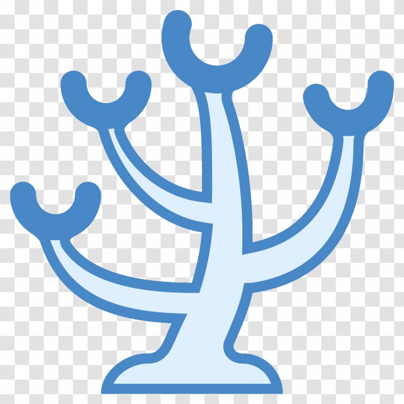 Coral Icons - Menorah Transparent PNG