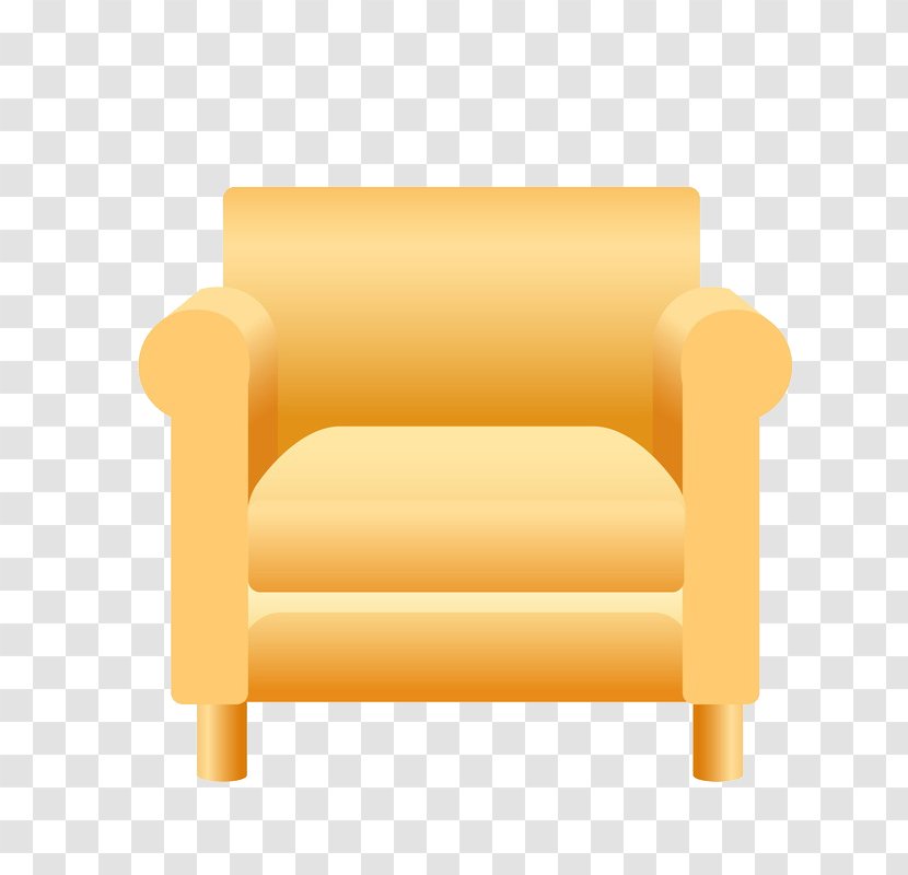 Couch Table - Designer - Cartoon Graphics Yellow Sofa Transparent PNG