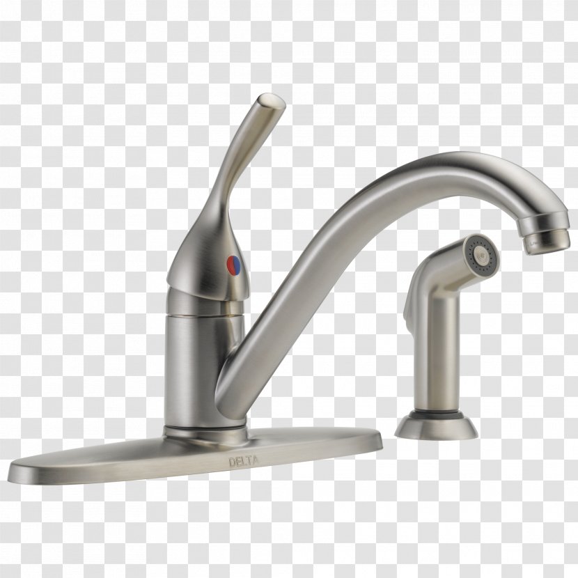 Tap Stainless Steel Delta Air Lines Kitchen Sink Bathroom - Faucet Transparent PNG