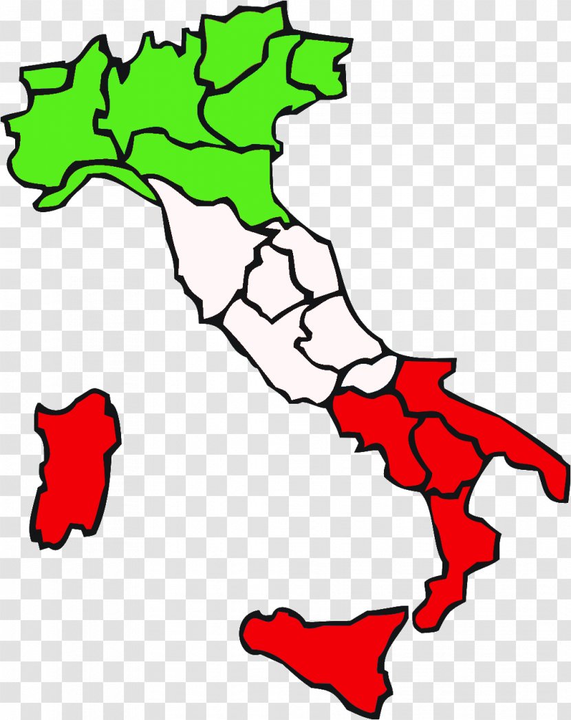 Regions Of Italy Blank Map Clip Art - Flag - Kate Mara Transparent PNG