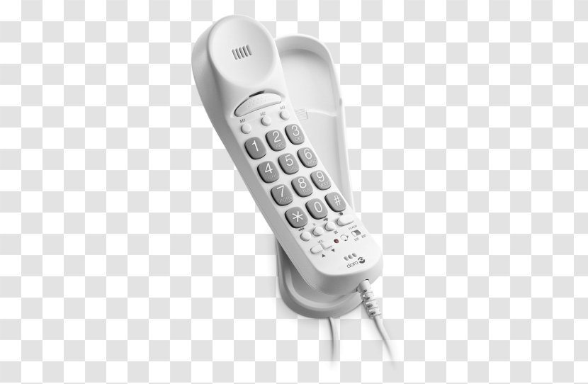 Home & Business Phones Cordless Telephone DORO Tel 2 - Doro Comfort 4005 - Teléfono Transparent PNG