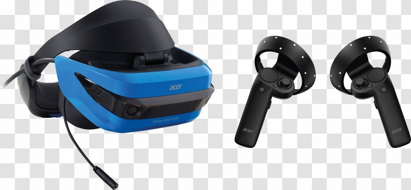 Head-mounted Display Laptop Windows Mixed Reality Headphones - Acer - VR Headset Transparent PNG
